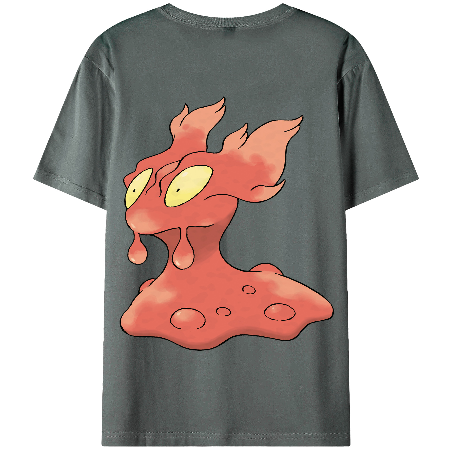 （画像用） ポケットモンスター Pokémon 綿100％半袖Tシャツ（背面プリント）